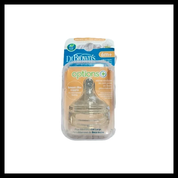♠️10/$10♠️ Dr. Brown's Wide Bottle Nipples for 6 months+ - Picture 1 of 4